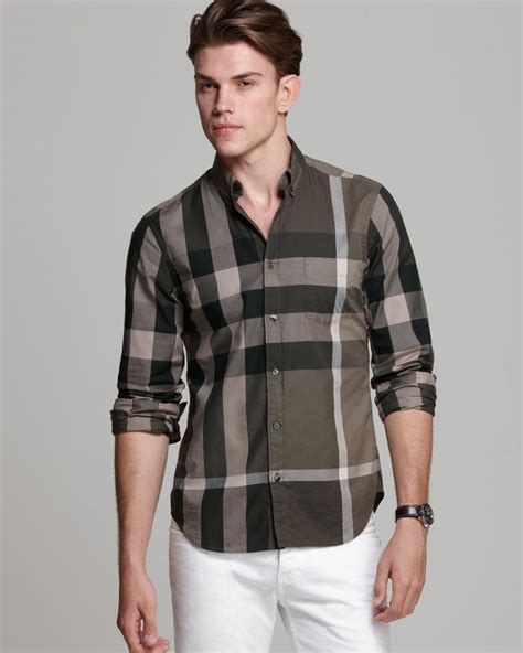 mens burberry shirt uk|burberry men's shirts 3x.